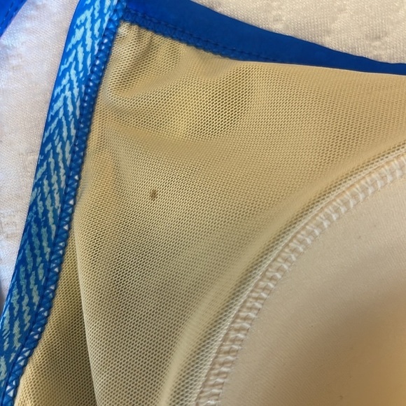 Swimsuits for All Lightweight Scoop Neck Striped Blouson Tankini Top - Picture 10 of 13